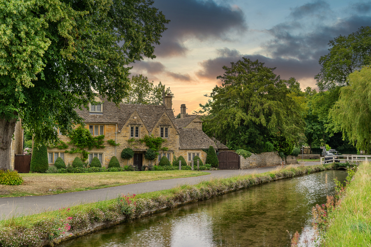 The Cotswolds village of Lower Slaughter